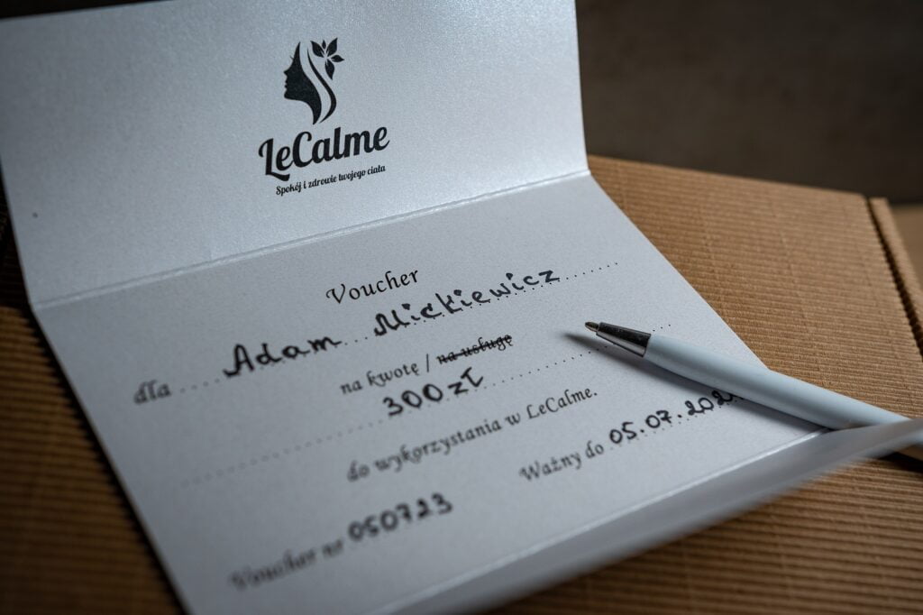 voucher,voucher na masaż,rodzaje voucherów,na karnet masaży,voucher kwotowy,dla miłośników relaksu,na masaż