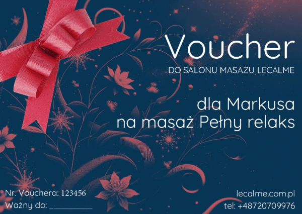 E-Bon podarunkowy na masaż - obrazek 4