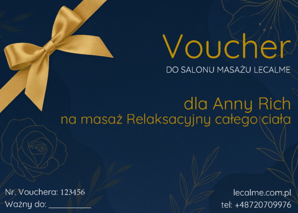 E-Bon podarunkowy na masaż - obrazek 5