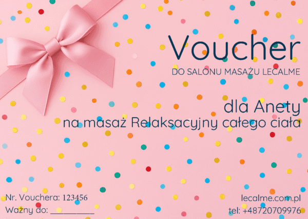 E-Bon podarunkowy na masaż - obrazek 10